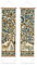 PLIGREAT 2er-Pack Hirsch und Baum Wandteppich Folk Art Stil Wandbehang Vertikaler Wandbehang mit Quasten Ästhetischer Wandbehang für Schlafzimmer Langer Schmaler Wandbehang Einweihungsgeschenk