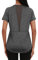 Gyabnw Ladies Sports Top Gym Shirts Short Sleeve Casual Workout Yoga Running Top Crew Neck Back Mesh Fitness Athletic Tee Shirts Dark Grey
