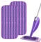 Panni per Pavimenti Swiffer, 2 Pezzi Panni Riutilizzabili per Swiffer Lavapavimenti, Microfibra Pavimenti per Swiffer Panni Catturapolvere, Panno Lavabile per per Swiffer Wet, Pulizia efficiente