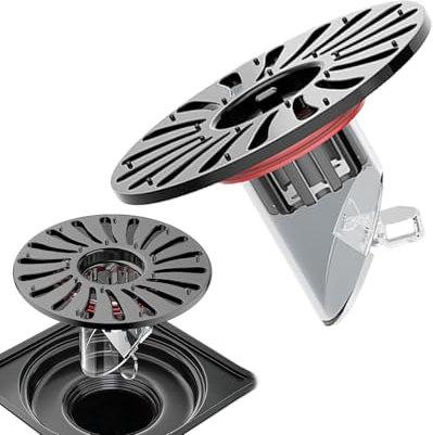 Fruusv Bodenablaufkern – Abwasserkern – einfache Installation aus Edelstahl, geruchshemmend, verstopfungsfreier Bodenablauf für Küche, Waschküche