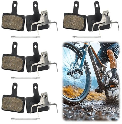 4 Stück Bremsbeläge Fahrrad, Scheibenbremsbeläge, Bremsbelag für Tektro Shimano TRP Deore Br-M575 B01s Mt200 M525 M515 T615 T675 M505 M495 M486 M485, Mountainbike MTB Ebike Bremsbeläge Ersatz