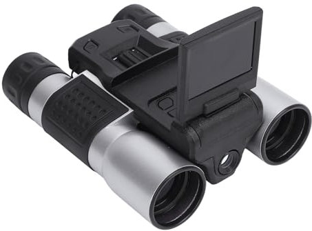 LCD HD Digital Binocular with Camera 2 Inch LTPS Display 12X Optical Zoom Long Range Support 64GB High Powered Binocular Camera
