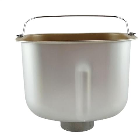 Cubo de horno para máquina de pan, de aleación de aluminio, para hacer pan, pieza de repuesto para máquina de pan, bandeja para hornear para mezclar y hornear, recipiente para hornear para el hogar