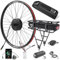 Varstrom Kit de Conversion Vélo Électrique 26'' 27,5'' 28''(700C) 36V 250W pour Moteur Arrière pour Cassette avec 36V13Ah 17,4Ah 19,2Ah, 24Ah Batterie et Écran en Option