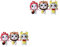 Lurrose 6 Sets „Cat Poking Fun“ Handsets Puppenzubehör Stoffstickerei Armbandnadel Wollfilz Bastelbedarf DIY Herstellungsbedarf Filzset Wollfilzbedarf Heimwerker Werkzeuge