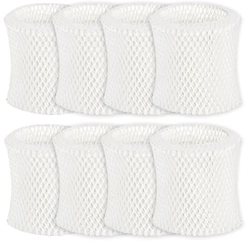 Kissmii 8pcs Humidifier Filters for Canopy Bedside,Replacement Filters for Canopy Bedside Humidifiers, Wood Pulp Paper Filter