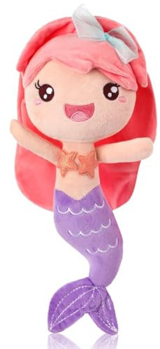 YCGDPH Plüsch Spielzeug, Meerjungfrau Soft Toys, Meerjungfrau Plüschtier, Meerjungfrau Kuscheltier, Meerjungfrau Plushies,leuchtende Farben,perfekt für Spielen, Geburtstagsgeschenk, 7,8 Zoll