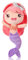 YCGDPH Sirena Plush,Sirena Peluche Giocattolo,Sirena Bambola Peluche Del Cartoni Animati,Sirena Stuffed Plush,Molto Adatto Per i Compleanni Di e Ragazze,Regali Di Sirena Battesimo Del Bambino