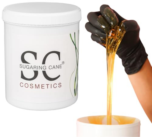 Sugaring Zuckerpaste 1000g | 100% Vegan Natur | sanfte, schmerzarme Haarentfernung | 1 Dose Zuckerwachs | seidig glatte Haut bis zu 4 Wochen | für Männer und Frauen (1000g Extra Soft)