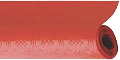 Papiertiger Papiertischdecke Rolle 100 cm x 10 m, Tischtuchpapier in Pink, abwischbare Tischdecke für Bierzeltgarnitur, Partys und Geburtstage (Rot, 10 Meter x 1 Meter | 1 Rolle)
