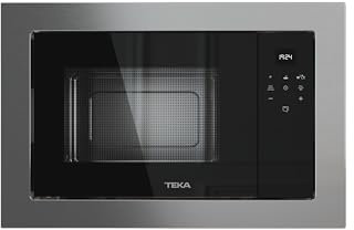 TEKA Microondas Integrable con Grill, Control Táctil, Apertura Izquierda, Capacidad 20 L, Acero Inoxidable, Modelo NEO MS 6200 BIS SS