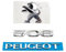 LFXLDS Hinten Kofferraum Emblem Kit für Peugeot 508 2018-2023,Silber Aufkleber Logo Abzeichen Zeichen Heckklappe Buchstaben Zahlen Zeichen 3D Metall Ersatz Dekor Zubehör,Just 508 Emblem