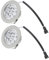 SMASOLO 2 Piezas luz de campana extractora de de microondas bombilla recargable bombilla de campana extractora luces de campana de cocina luces de cocina el plastico Plata