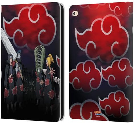 Head Case Designs sous Licence Officielle Naruto Shippuden Akatsuki Art Clé Étui Portefeuille en Cuir Compatible avec Apple iPad Air 2 (2014)
