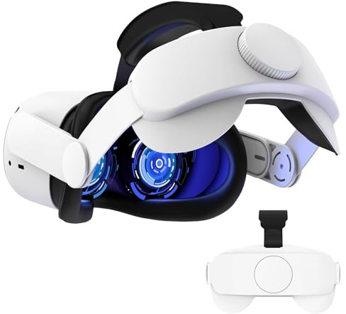 Head Strap for Oculus Quest 2, Adjustable Headband Replacement for Elite Strap, Enhanced Comfort Gaming Immersion VR Accessories Compatible with Oculus/Meta Quest 2