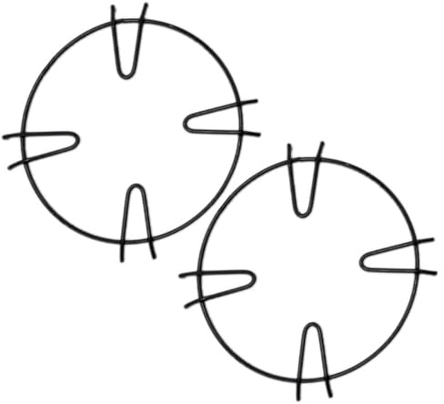 EPIGEIST Soporte Antideslizante para Ollas de Hierro Negro 4 y 5 Garras, Estable y Resistente para Cocina de Gas, Paquete de 4 Piezas Adecuado para Peroles y Sartenes