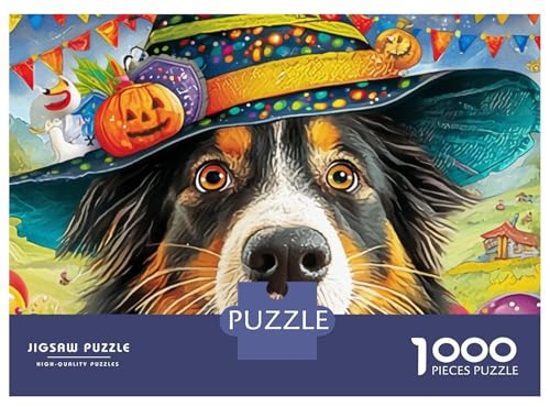 Sheepdog 1000 Teile Puzzle Für Erwachsene, Geschicklichkeitsspiel Für Die Ganze Familie, Lernspiel & Geschenk 70x50cm/1000pcs