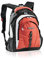 AspenSport Tagesrucksack Sevilla 30 Liter | Alltag | ergonomisch geformt | Kopfhörerausgang | Maße 48 x 38 x 20 cm (BxHxT) | schwarz-rot
