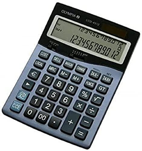 Olympia Taschenrechner LCD - 4312, blau LCD 4312