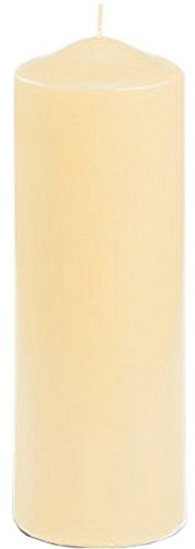 Cream Pillar Candle 20cm H