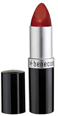 benecos Naturkosmetik - Lipstick - cremiges Finish | Natürlicher Lippenstift mit hochpigmentierter, intensiver Farbabgabe - pflegend für weiche Lippen | 4,5g | marry me