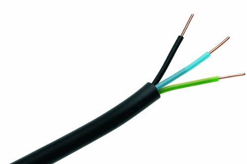 Nexans 10130805 Câble U1000R2V 3G1,5 25 m Noir