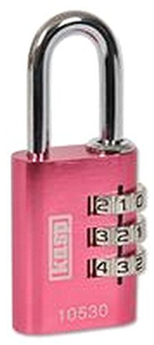 Vorhängeschloss, Aluminium, 30 mm, Pink