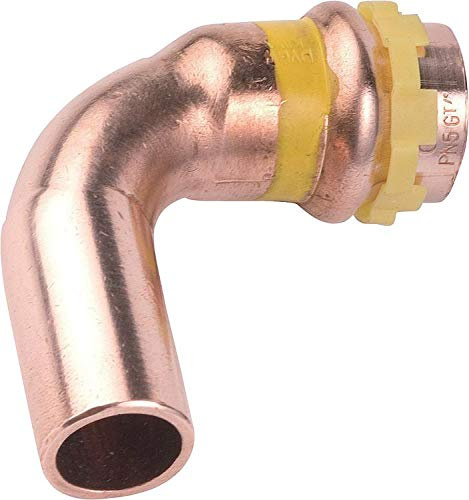Copper Press Fitting Gas Elbow 90 I/A D: 28 mm PG 5001 Gas