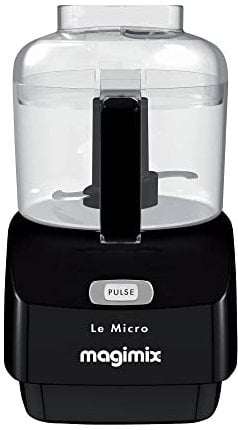 Magimix Le Micro Mini Chopper | Ultra Compact | Multifunctional | Black | 18113