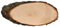 Rindenbrett Esche oval - Rindenscheibe Baumscheibe geschliffen Holzbrett, Brettgröße:ca. 40cm lang