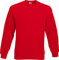 Fruit of the Loom Men's Set-in Classic Sweater, Red, L UK