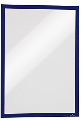 Durable Info-Rahmen Duraframe (A3, selbstklebend mit Magnetverschluss) 2 Stück, dunkelblau, 487307