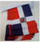 AZ FLAG Guirnalda 6 Metros, 20 Banderas de La República Dominicana 21x15 cm, Bandera Dominicana 15 x 21 cm - Banderines