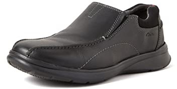 Clarks Cotrell Step, Mocasines Hombre, Negro (Black Oily Lea), 42 EU