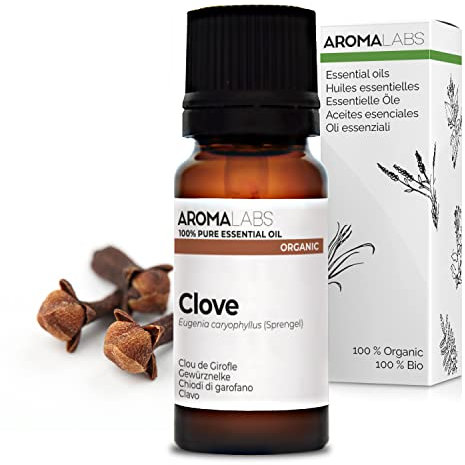 Aroma Labs - Clou De Girofle BIO - Huile Essentielle Chémotypée et Certifiée AB - 10 mL