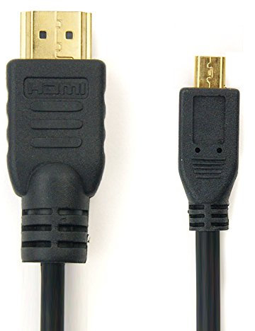 subtel Micro HDMI Type D Kabel 1.5m kompatibel mit GoPro Hero 7 (Black) / Hero 3+, Hero 3plus, Hero 3 + Micro HDMI Kabel 1.4 Videokabel