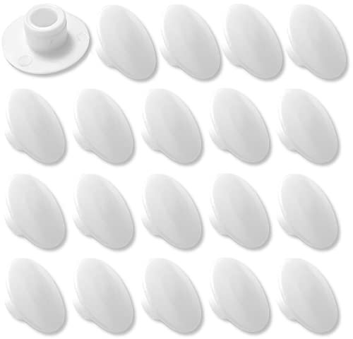 cyclingcolors 20x Cache vis M8 Blanc 6 pans Creux clé Allen CHC Hexagonal Bouchon Capuchon Protection Meuble