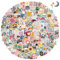 200 Pcs Aesthetic Stickers – Trendy VSCO Style for Laptop, Water Bottle, Journals, Scrapbooking, Phone Case – Cute Vinyl Waterproof Decals for Girls, Teens & Adults – 6cm Each