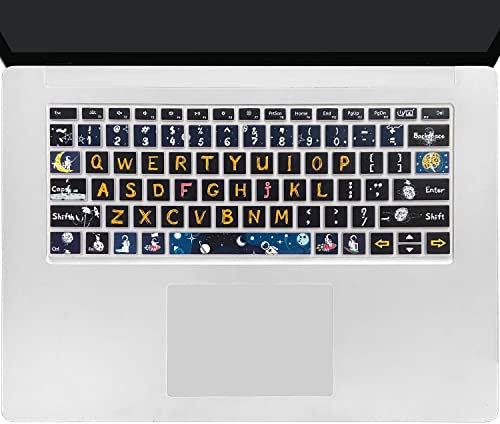WSLUCKO Keyboard Cover Skin for Microsoft Surface Laptop 3/4/5 13.5 & 15 Inch, Surface Laptop Studio/Studio 2 14.4,Space Man