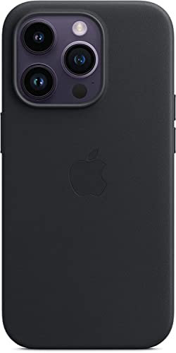 Apple iPhone 14 Pro Leather Case with MagSafe - Midnight 