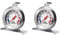 Stainless Steel Oven Thermometer for Fan Oven 2PCS, Oven Temperature Gauge for Gas Electric ovens, Pizza Oven Accessories Oven Thermometers