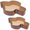 MAQA 10 pz Stampo per colomba basso 750 gr e 1 kg, Pirrottini colomba pasquale in carta, forma per cottura colombe 750 GR