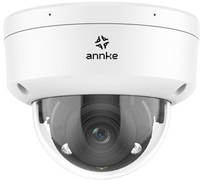 ANNKE 8MP 4K Outdoor PoE Security Camera - 4X Optical Zoom, Color Night Vision, Human/Vehicle Detection, IP67 Weatherproof, IK08 Vandal-Proof