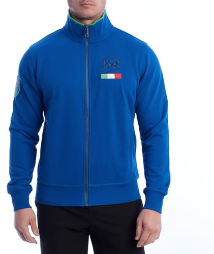 La Martina Sweatshirt mit Reißverschluss YMF602-FP112 Herren