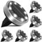 nipify Luces Solares LED Exterior Jardin Suelo, 6 Piezas Luz Solar Piscina, IP65 Impermeable Lampara Solares para Césped, Patio, Camino, Escalón, Blanco frío