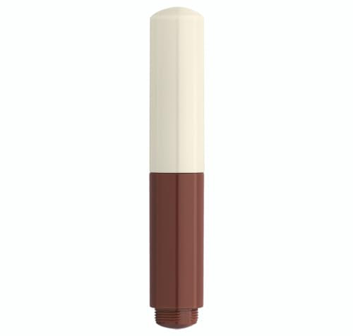 czxwyst Majohn Wancai II Mini Fountain Pen Pocket Travel Ink Pen (Extra Fine Nib, Brown and White)
