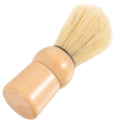 Baluue Bartbürste Aus Holz Und Borsten Für Rasur Schäumen Und Frisieren Ergonomischer Griff Poren Reinigen Geeignet Als Männer Rasierpinsel