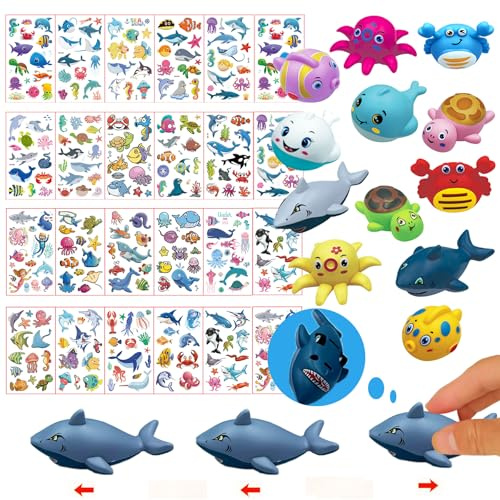 Meerestiere Geburtstag Mitgebsel,Party Mitgebsel Kindergeburtstag,Unterwasserwelt Give Aways Kindergeburtstag Deko,Mitbringsel Pinata,Adventskalender Halloween Kinder Junge Mädchen Party Geschenk ﻿