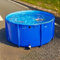 Generico Laghetto per Pesci con Telaio in Tela, Piscina Fuori Terra Laghetto per Pesci in Tela,Grande Laghetto Pieghevole Laghetto per Pesci in Tela per Esterni Vasca di Contenimento,001,1.2x0.6m