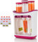 PZCC Machine à Aliments pour BéBé, Sacs de Stockage Aliments, Distributeur de Cuisine à Domicile, Portionnement Manuel, pour Purée de Jus, Adapté Stockage de Aliments pour BéBé (Blanc)